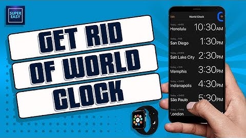 How To Get Rid Of WORLD CLOCK On APPLE WATCH FACE ⌚|| QUICK&EASY 2023