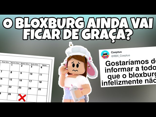 SAIU!! NOVO BLOXBURG GRÁTIS NO ROBLOX 