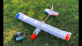 Polyhedral Pusher-style Rc scratchbuild plane - 3 channel