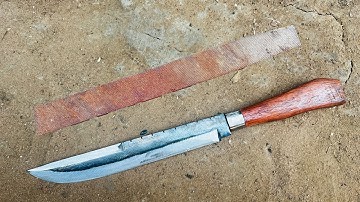 Making a Survival Knife From an Old File