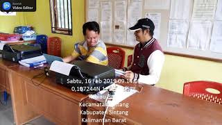 KEBERSAMAAN PLD DAN PERANGKAT DESA, DESA KEBIAU BARU, SINTANG, KALBAR