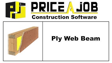 Estimating Projects: Timber Ply Web Beam - Price A Job