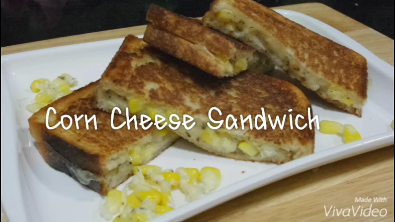 Corn Cheese Sandwich recipe YouTube
