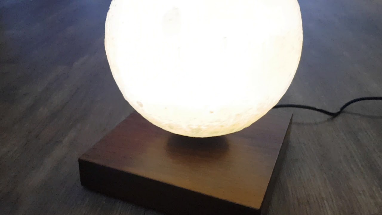 rotating moon lamp