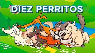 Video thumbnail of "Diez perritos. Canción infantil de Traposo"