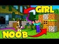 GIRL VS NOOB IN MINECRAFT!