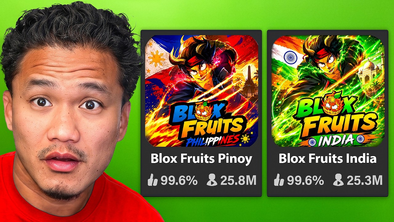 I TRIED ROBLOX BLOX FRUITS FROM DIFFERENT COUNTRIES..
