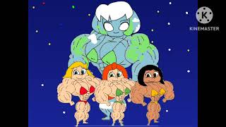 Bodybuilder Crossovers The Earth Meets Clover, Sam And Alex Totally Spies