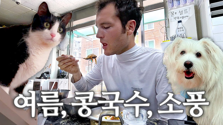 Achasan Sondubu + Bibimbap + Kongguksu, French husband eating alone | International couple prepar...