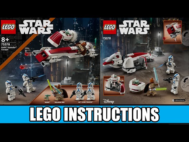 LEGO Instructions - Star Wars - The Mandalorian - 75378 - BARC