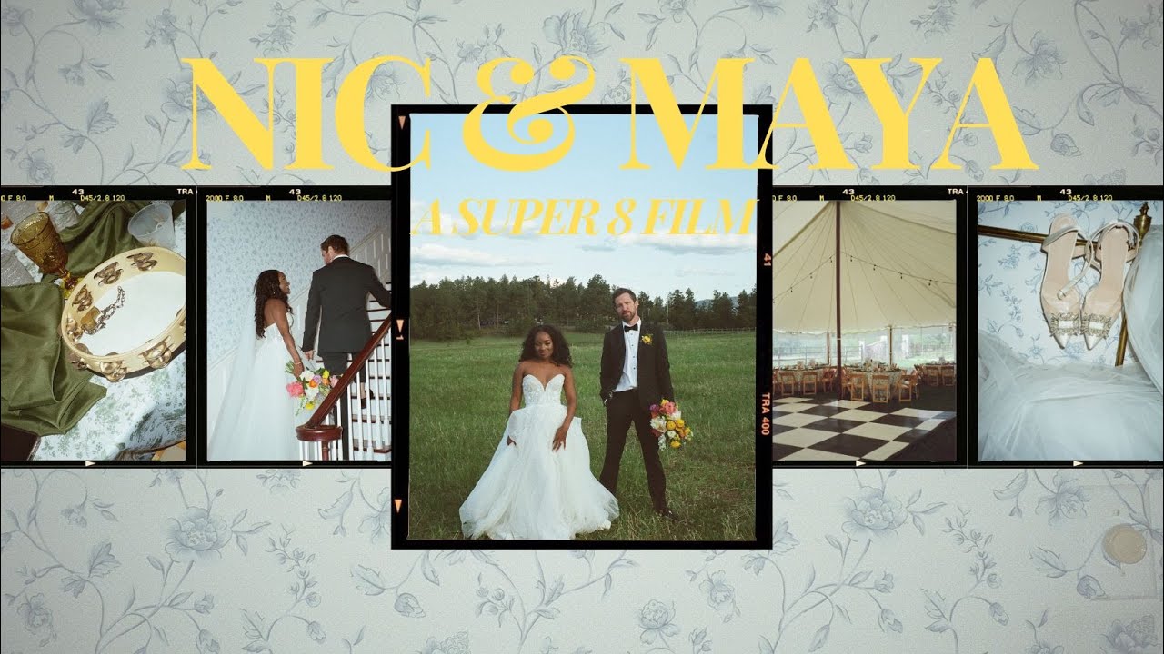 Nic + Maya Super 8 Wedding Film | Greystone Castle, Boulder CO