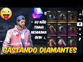 GEMANDO A CONTA DIAMANTE QUE NUNCA RECARREGOU DIAMANTES NO FREE FIRE💎💎