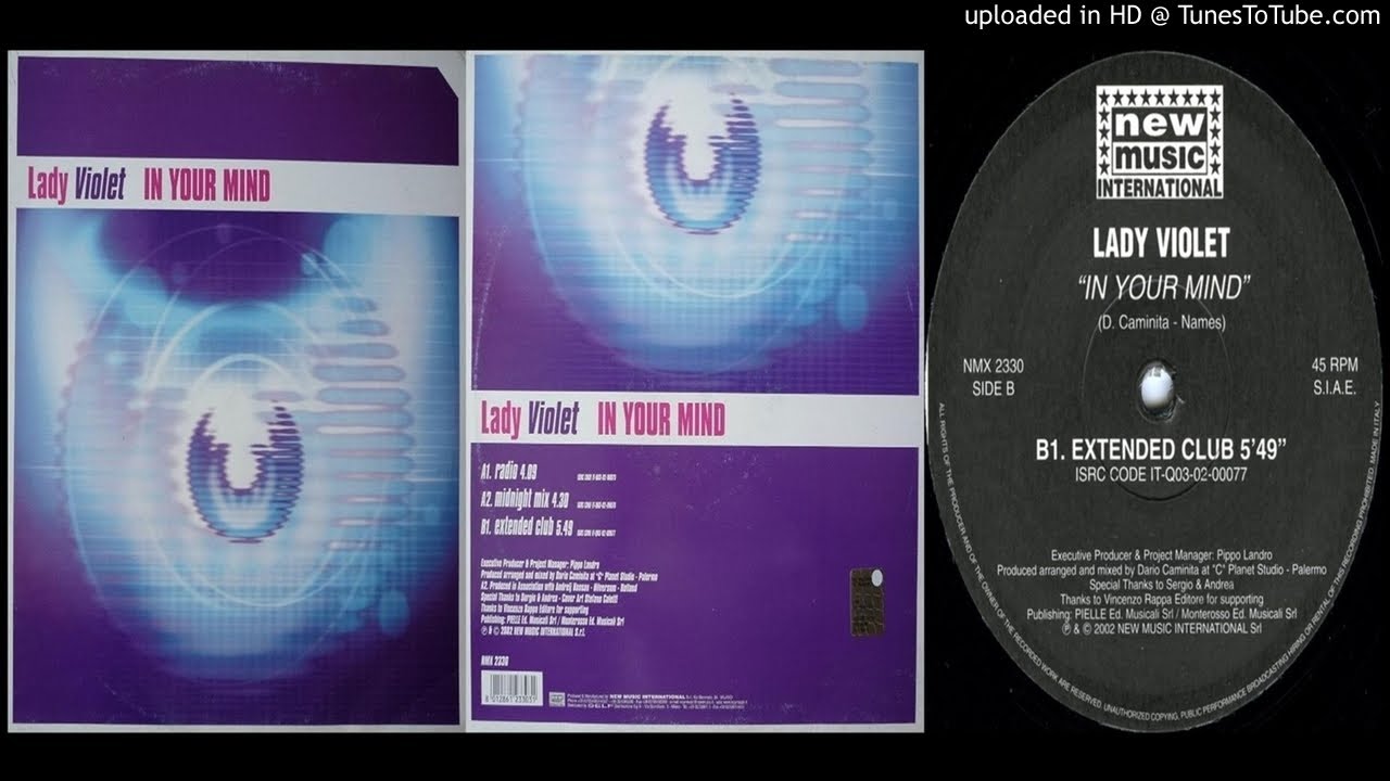 Lady Violet – In Your Mind (Extended Club – 2002) - YouTube