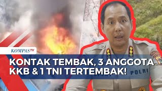 Rekaman Drone Menara BTS dan Rumah Warga yang Dibakar oleh KKB Papua di Kampung Dago!