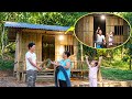 Trieu Luc was helped by a kind neighbor to connect the electricity for his new home.