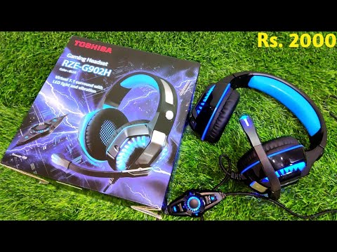 Toshiba Gaming Headset RZE-G902H || Toshiba Gaming Headset RZE-G902H Review | Toshiba Gaming Headset