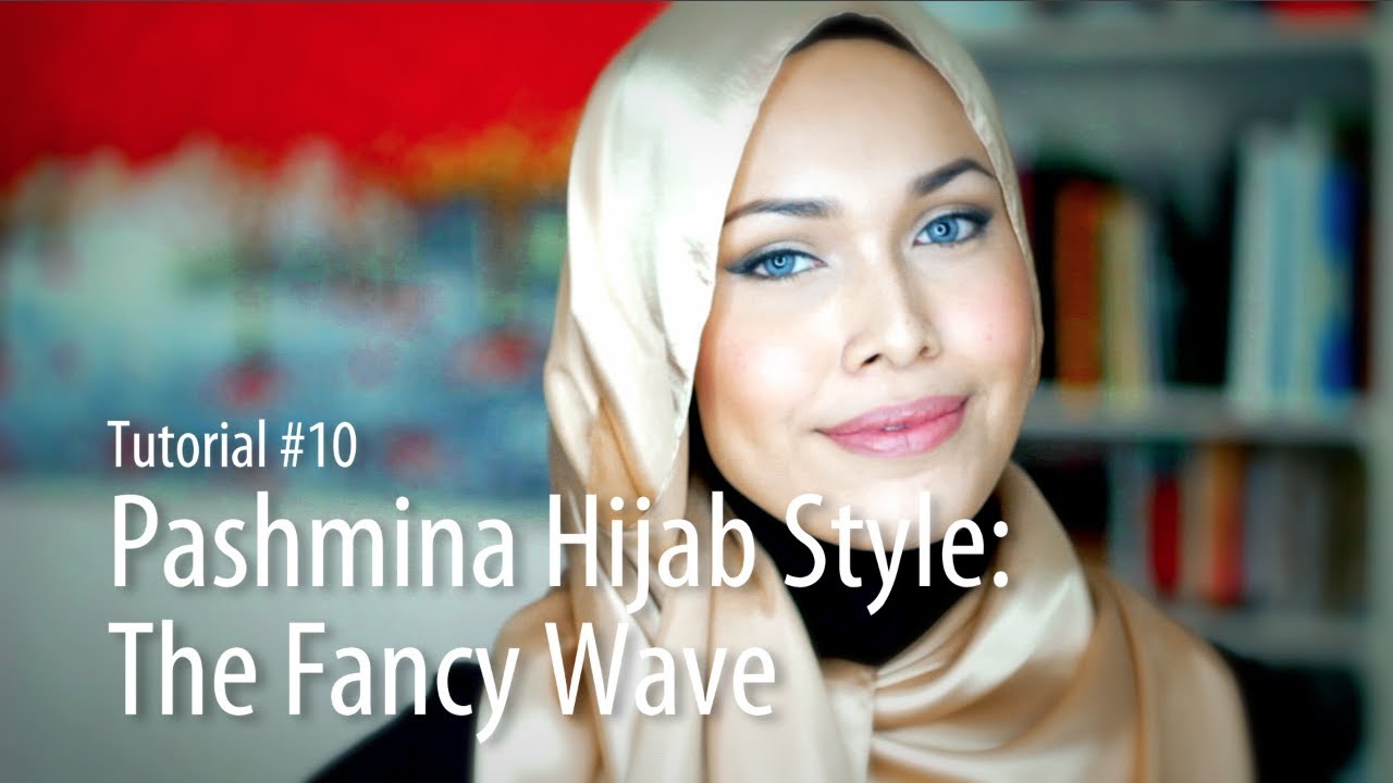 [Adlina Anis] Hijab Tutorial 10  The Fancy Wave - YouTube