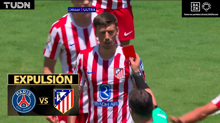 ¡ROJA PARA LENGLET! | - PSG vs Atlético de Madrid | Mundial de Clubes de la FIFA - J1 2025 | TUDN
