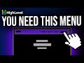 How To Make a Cool Go High Level Website Menu in 5 Minutes