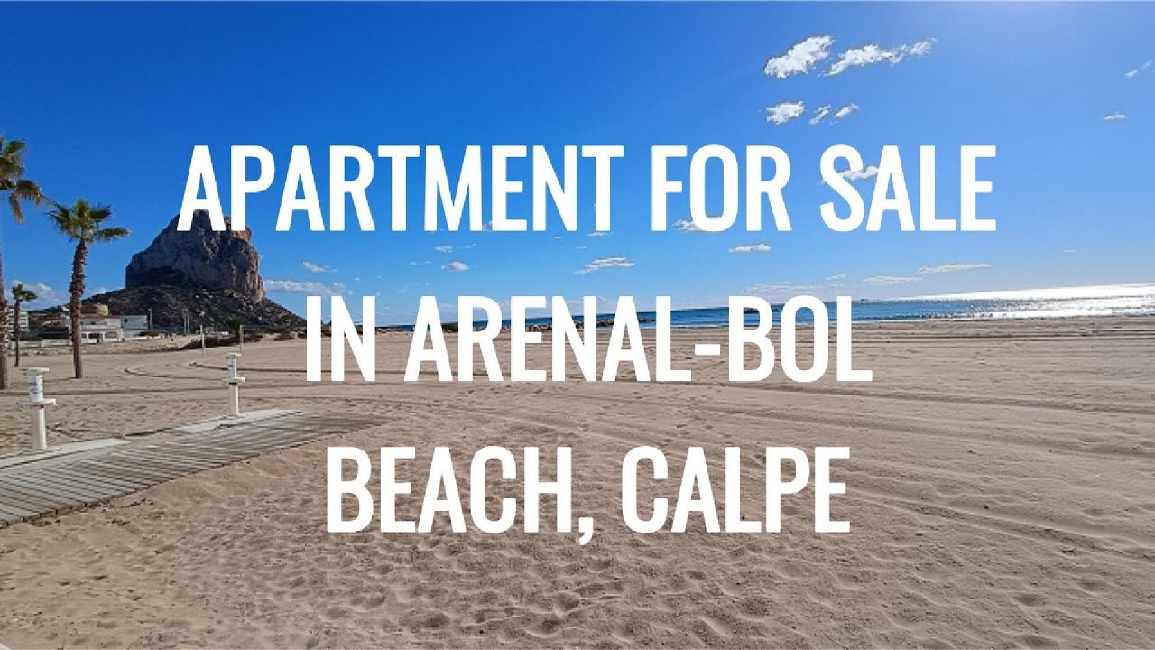 APARTMENT FOR SALE IN ARENAL-BOL BEACH, CALPE