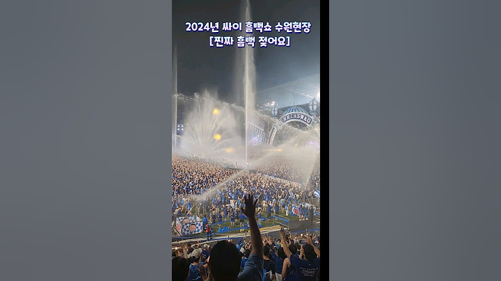 싸이흠뻑쇼 2024년 수원공연 정말 다 젖어요! [챔피언]