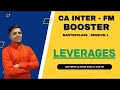 CA Inter FM Demo Lecture 1 For May / Sep 25 Onwards | By CA Nitin Guru |