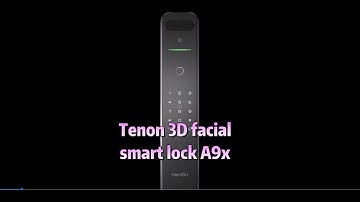 Tenon newest 3D Facial Recognition smart lock A9X. #tenonsmartlock #tenonA9Xsmartlock