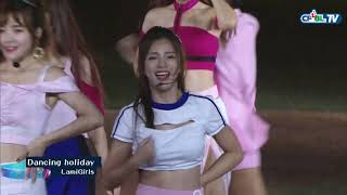 08/17 兄弟 vs Lamigo 賽後，LamiGirls首度公演年度單曲『Dancing Holiday』