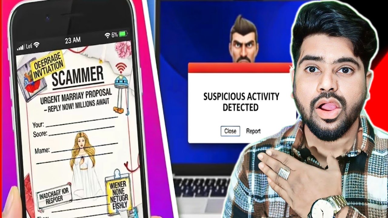 Marriage invitation 😱 upi scanner street food  awareness video Saddam Bhai News