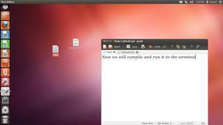 How to write,compile and run c program in Linux Ubuntu Mint