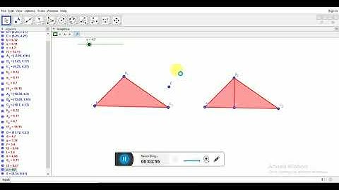 Triangle formula in geogebra in nepali for only tutor