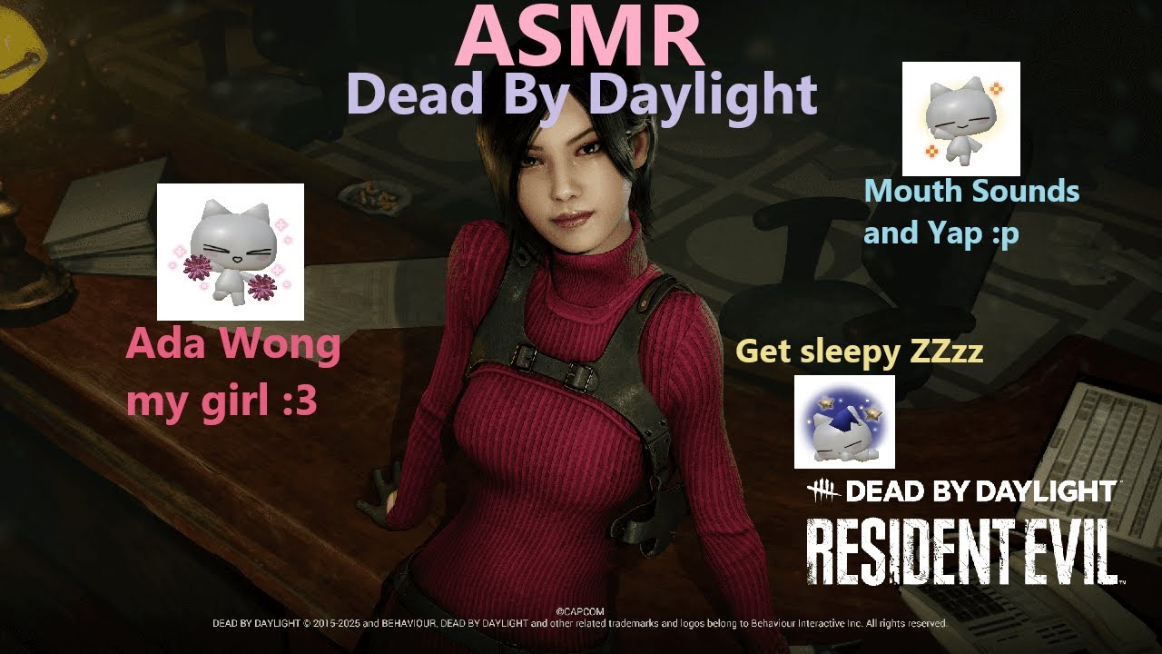 ASMR GAMING ˚ ༘♡ ⋆｡˚ Dead by Daylight + Mouth Sounds