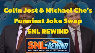 Colin Jost & Michael Che’s Funniest Joke Swap 😂 | SNL Weekend Update