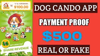 Dog cando app review | payment proof | real or fake screenshot 4