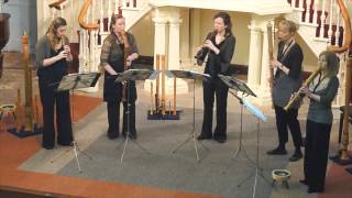 Greensleeves to a Ground, performed by Fontanella Recorder Quintet chords