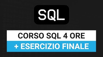 Corso completo SQL + esercizio finale da PRINCIPIANTE ad ESPERTO