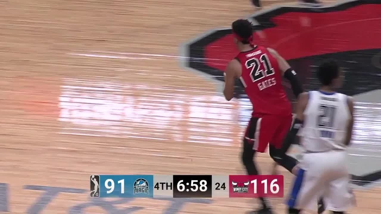 Kaiser Gates with 20 Points vs. Lakeland Magic