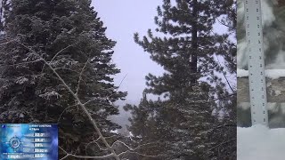 South Lake Tahoe Sky Camera.  Winter Storm Warning.