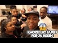 IGNORING MY FAMILY FOR 24 HOURS!! *GONE WAY TOO FAR* | DuB Family