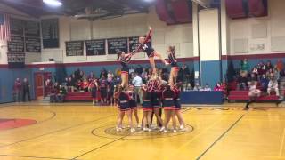 Mahar Basketball Cheer 2015 Halftime Routine