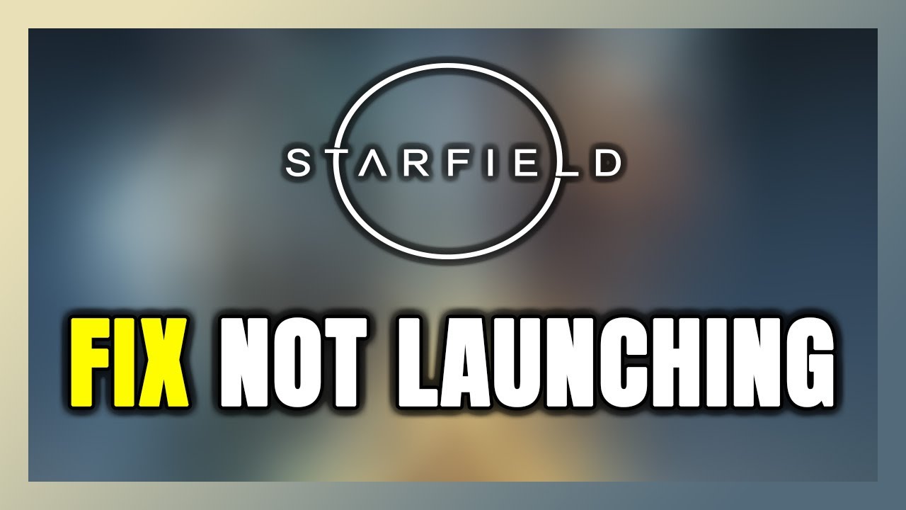How to FIX Starfield Not Launching/Not Starting - YouTube