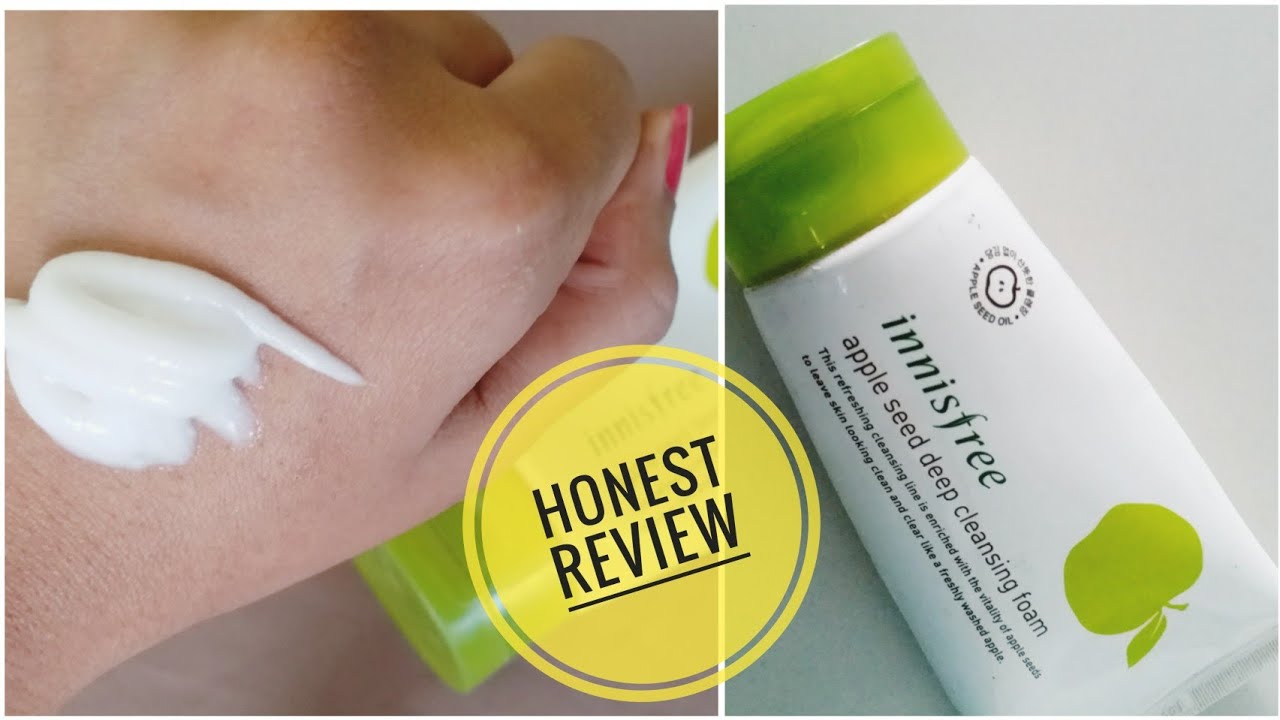 innisfree apple seed cleansing foam review