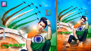 Picsart 15th August Photo Editing ?? | Independence day Photo Editing picsart - Xyaa Edits