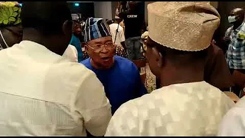 Wow So Humble: See How Alh. Taiwo Hassan OGOGO removes His cap to greet Fuji Legend Alh. Kollington
