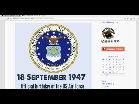 Air Force Birthday 1947