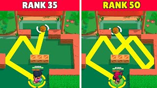 RANK 35 vs RANK 50 TRICKSHOTS! Brawl Stars Funny Moments & Fails & Glitches #1426