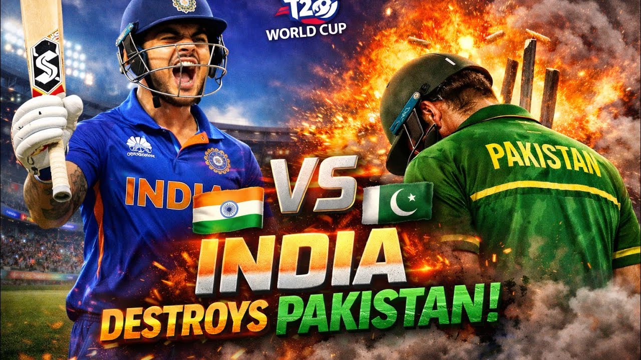 India absolutely destroyed Pakistan in world cup t20 2026