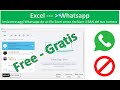 Messaggi whatsapp da excel gratis  rischio zero ban