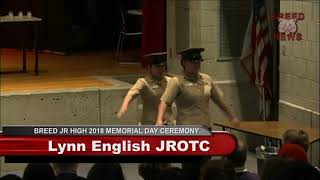 Breed Memorial Day Assembly May 25, 2018