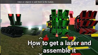 How to get a laser easily in Genius Killer 2 sandbox #geniusmechanic #tank #how #easy screenshot 4